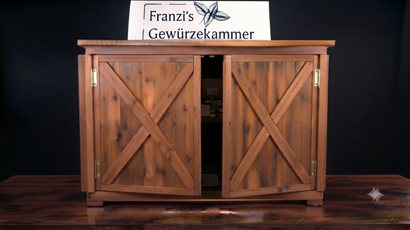 Schrank leicht geöffnet
